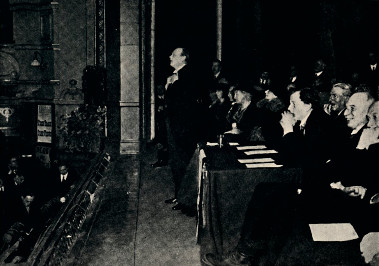 Przemówienie na spotkaniu publicznym w Finsbury Park, 1924, 1945. autorstwa Unbekannt