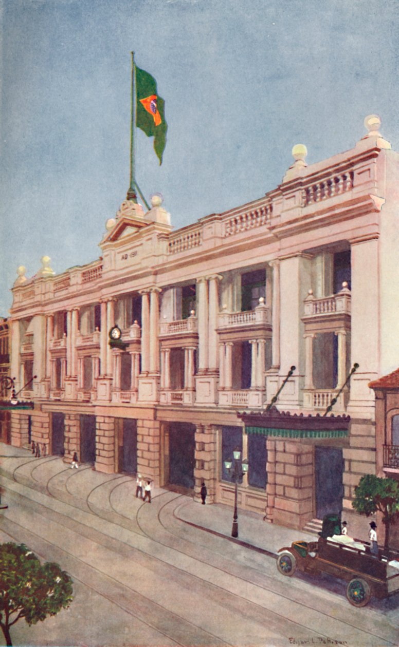 Biura administracyjne spółki Rio Tramway, Light and Power Company, 1914 autorstwa Unbekannt