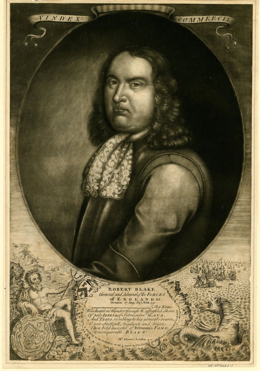 Admirał Robert Blake 1599-1657, 1657 autorstwa Unbekannt