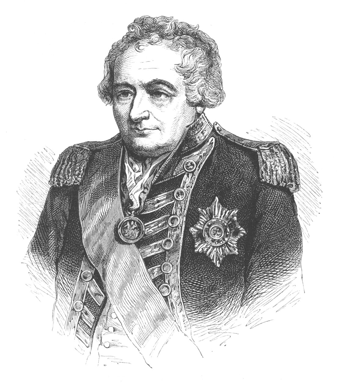 Admirał Sir John Jervis, ok. 1880 r. autorstwa Unbekannt