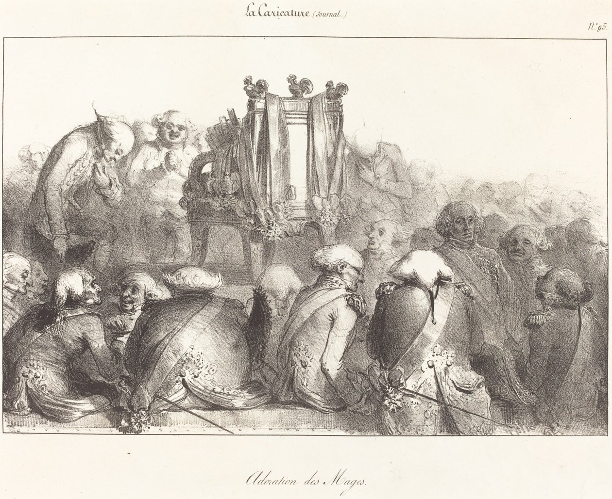 Adoracja Trzech Króli, 1831. autorstwa Unbekannt