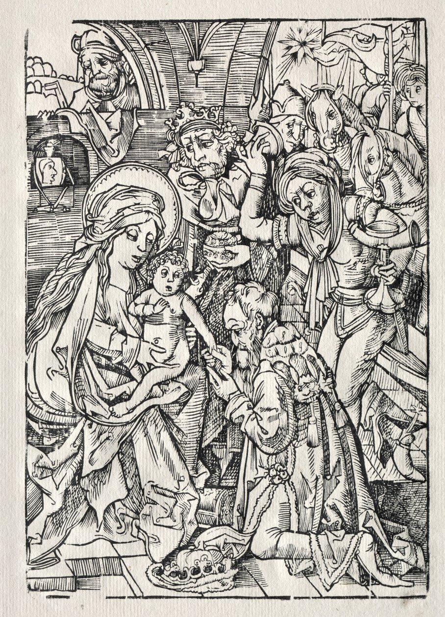 Adoracja Królów, c. 1500. autorstwa Unbekannt