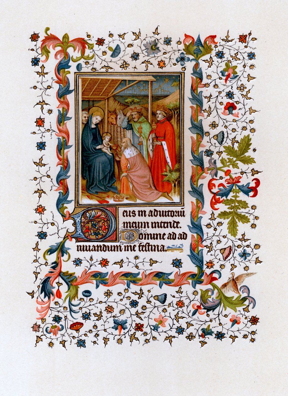 Adoracja Trzech Króli, ok. 1420 autorstwa Unbekannt