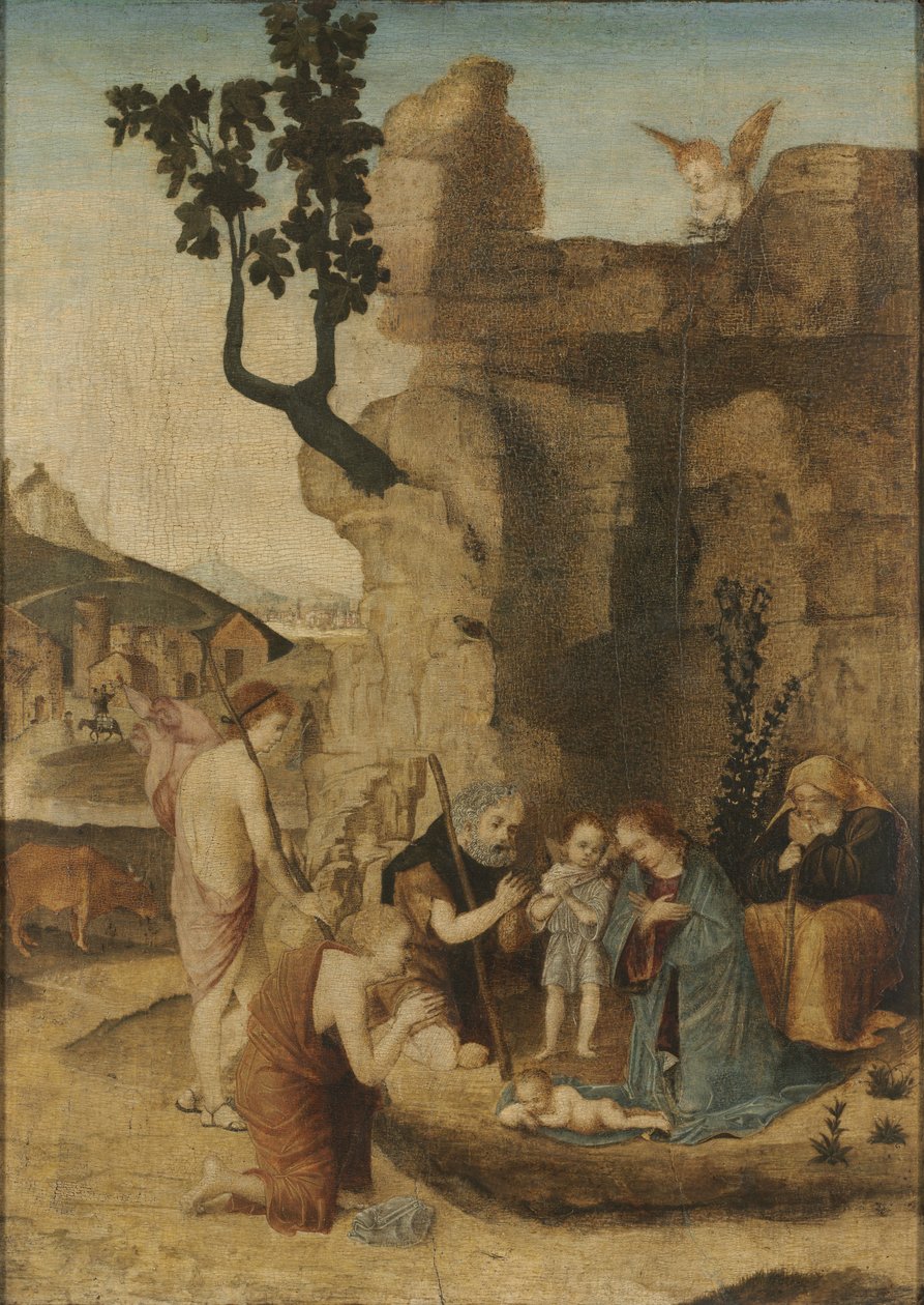 Adoracja pasterzy, ok. godz. 1500. autorstwa Unbekannt