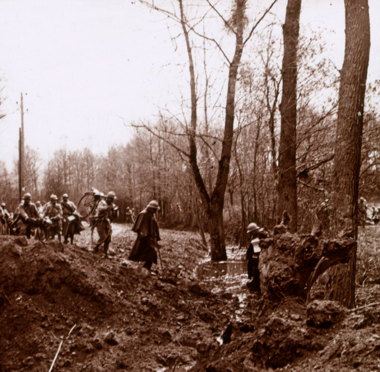 Natarcie na Ailette, północna Francja, c1918 autorstwa Unbekannt