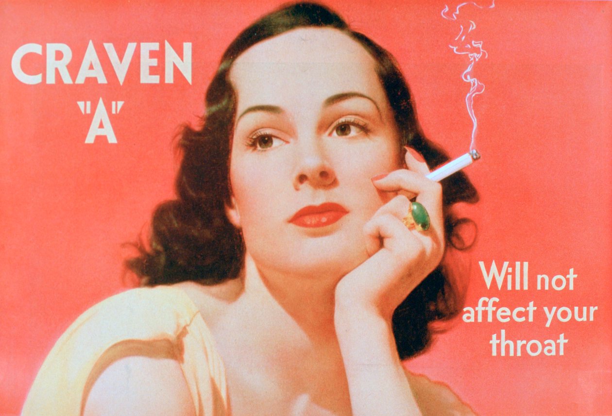 Reklama papierosów Craven A, 1939 autorstwa Unbekannt