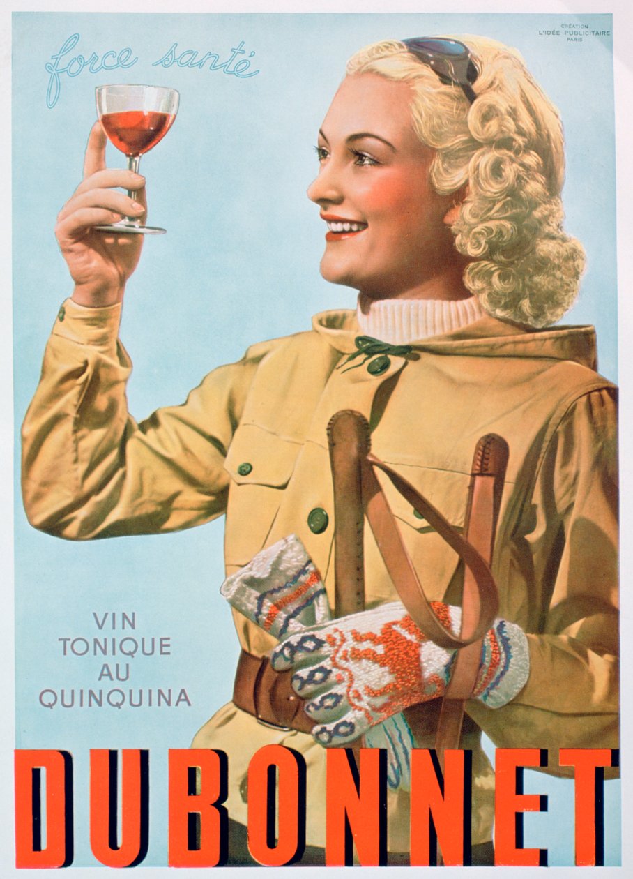 Reklama wina z tonikiem Dubonnet, 1938 autorstwa Unbekannt