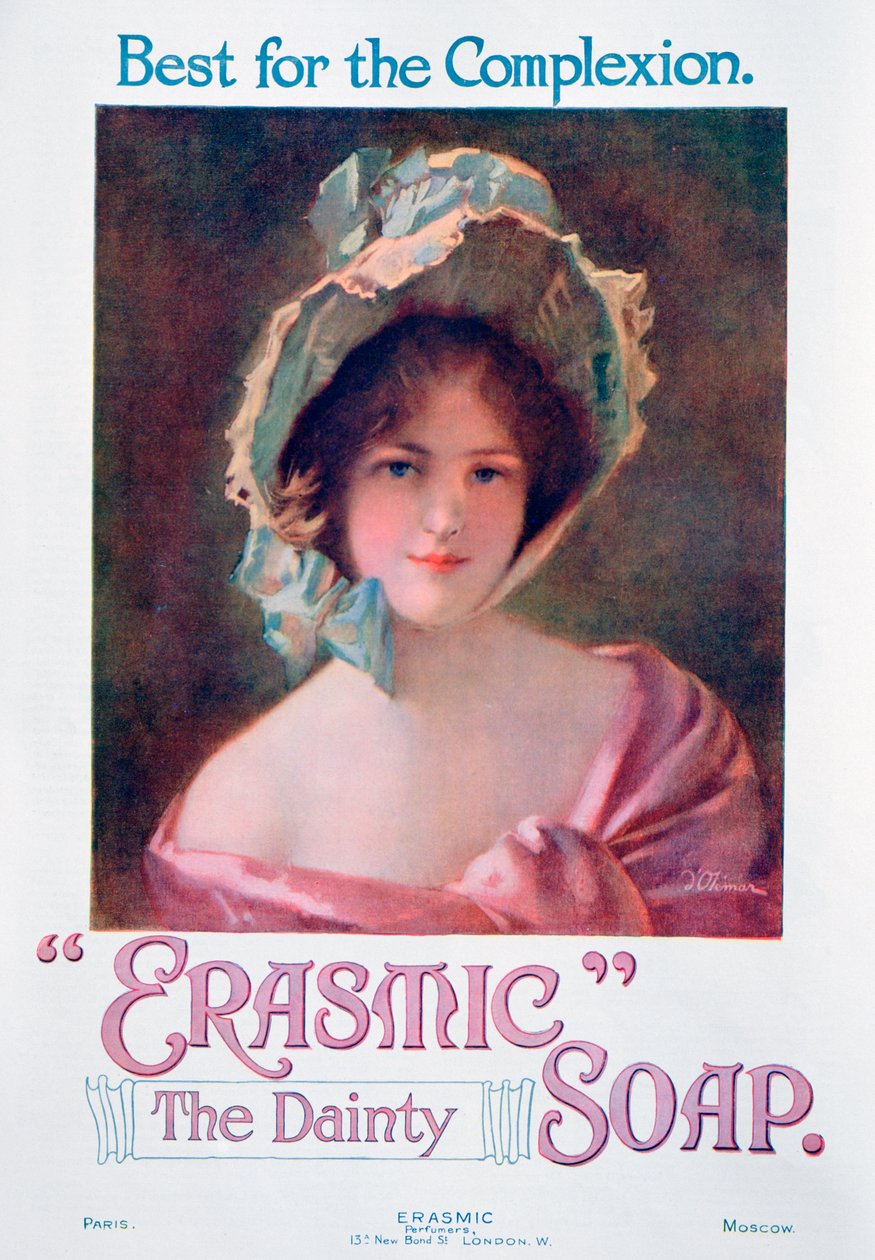 Reklama mydła Erasmic, 1920 autorstwa Unbekannt