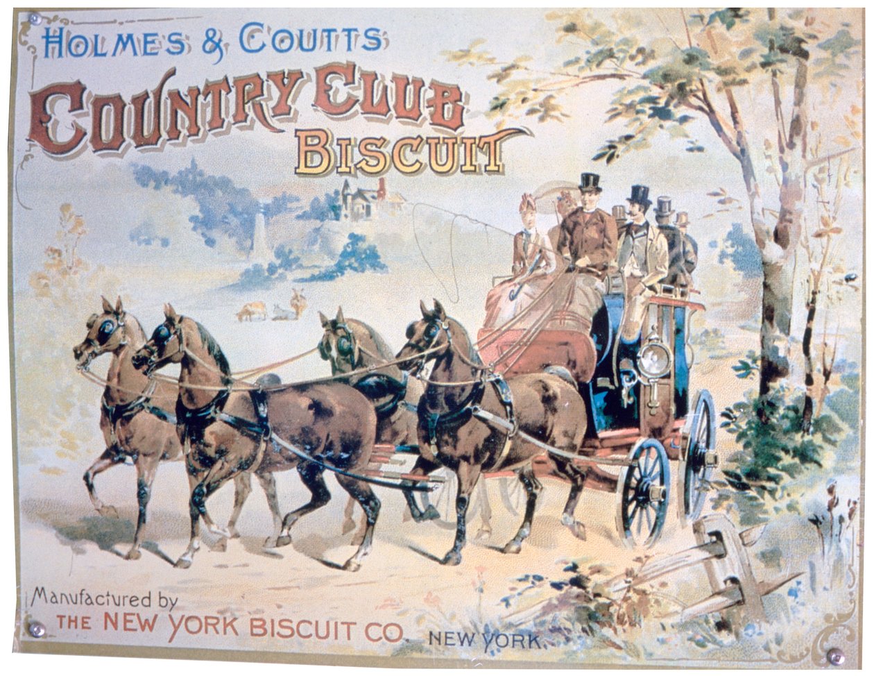 Reklama ciastek Holmes and Coutts Country Club autorstwa Unbekannt