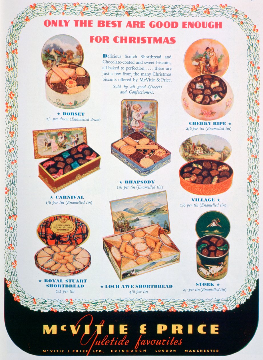 Reklama ciastek McVitie i Price, 1938 autorstwa Unbekannt