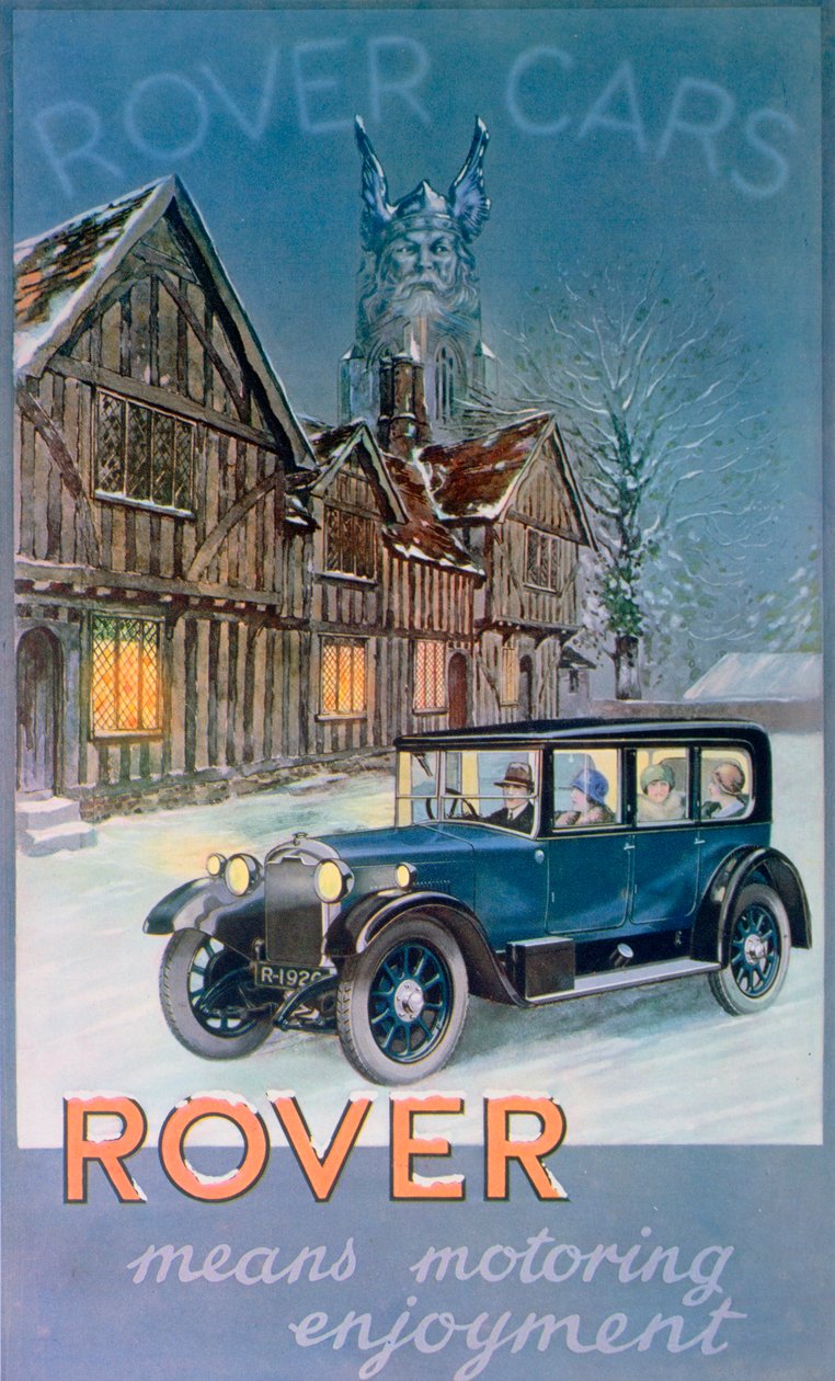 Reklama samochodów Rover, 1927 autorstwa Unbekannt