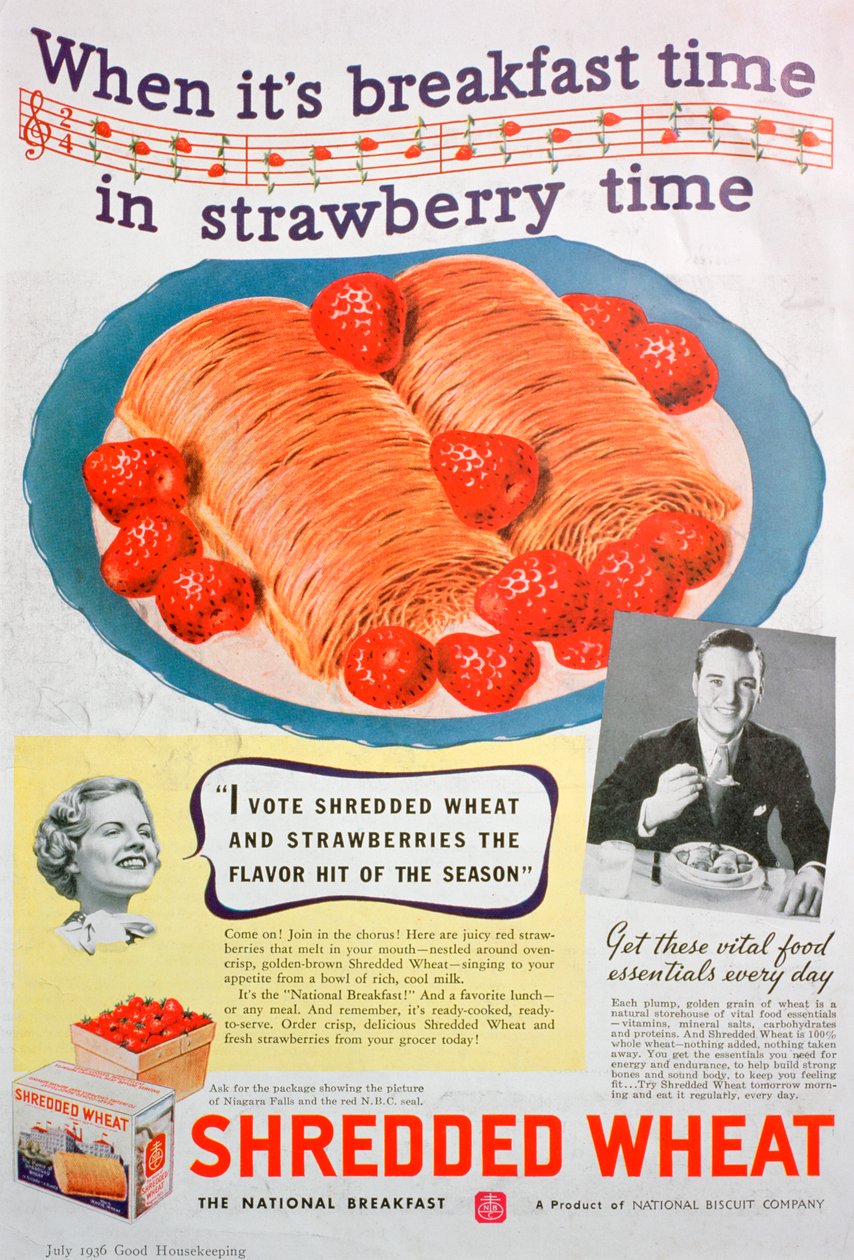 Reklama rozdrobnionego pszenicy, 1936 autorstwa Unbekannt