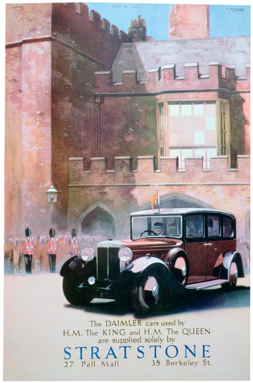 Reklama dla sprzedawców samochodów Stratstone, 1935 autorstwa Unbekannt