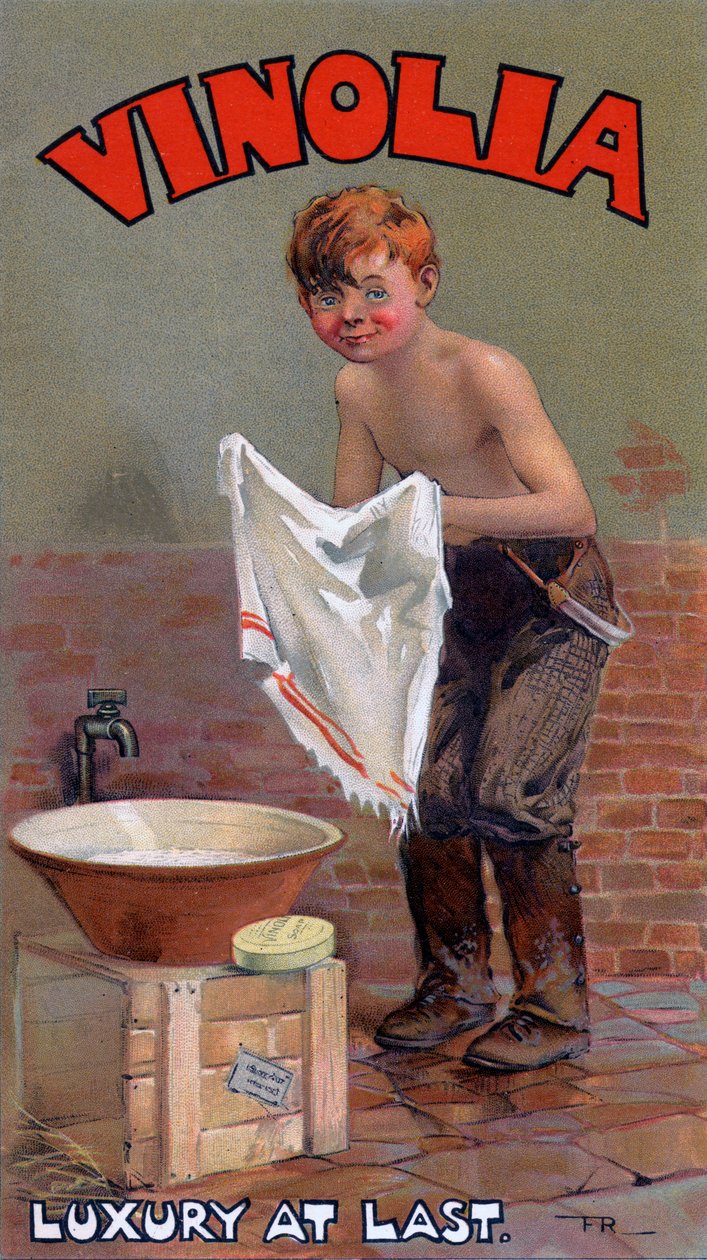 Reklama mydła Vinolia, ok. 1900 autorstwa Unbekannt