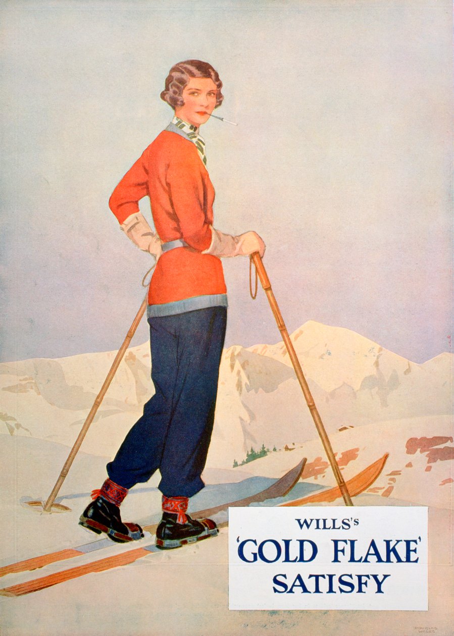 Reklama papierosów Wills Gold Flake, 1930 autorstwa Unbekannt