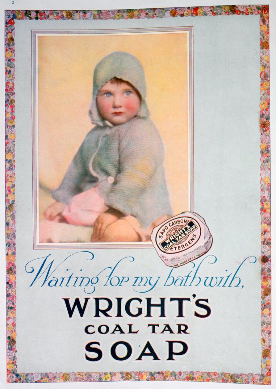 Reklama mydła smołowego Wrights, 1924 autorstwa Unbekannt