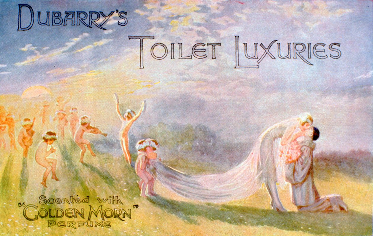 Reklama luksusowych toalet Dubarrys, pachnących perfumami Golden Morn, 1922 autorstwa Unbekannt