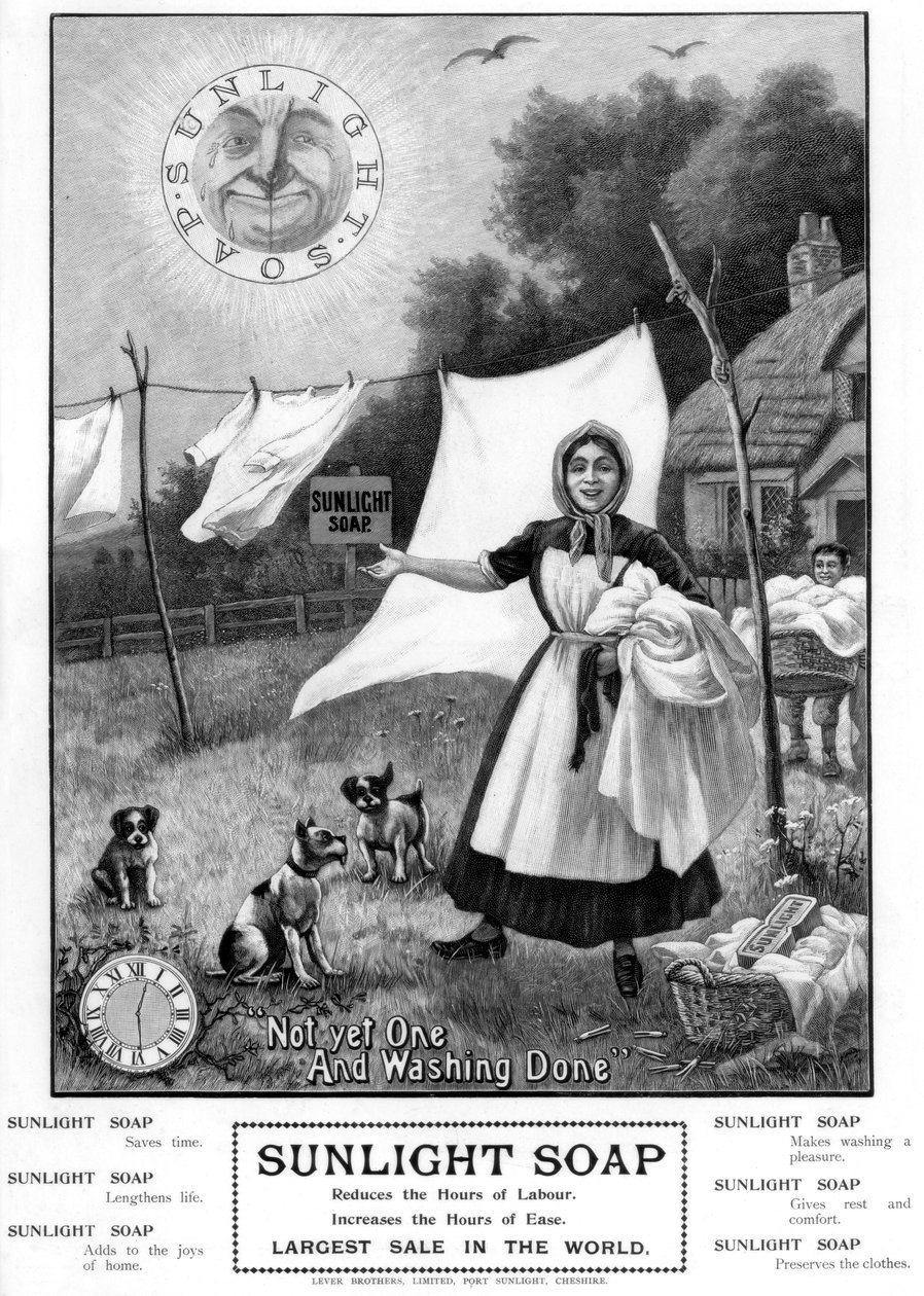 Reklama mydła słonecznego, 1902 autorstwa Unbekannt