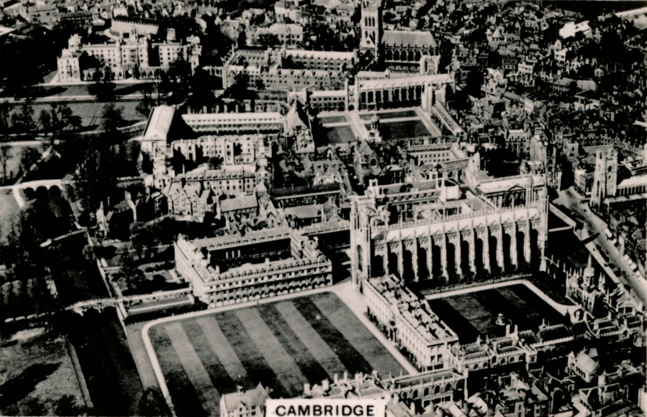 Widok z lotu ptaka na Cambridge, 1939 autorstwa Unbekannt