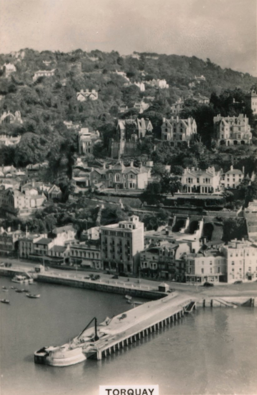 Widok z lotu ptaka na Torquay, 1939 autorstwa Unbekannt