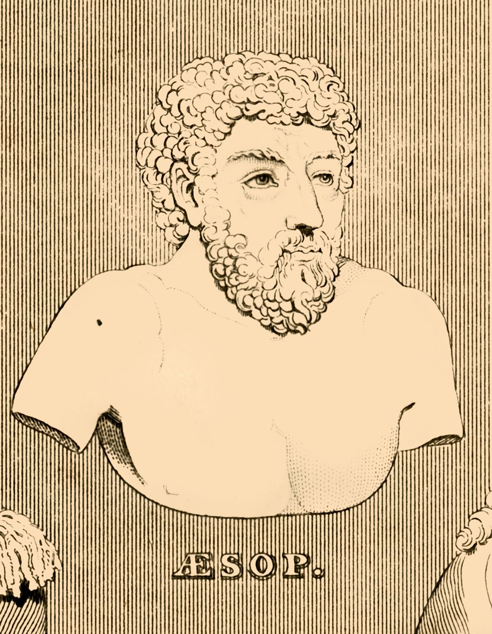 Ezop, c620-564 pne, 1830. autorstwa Unbekannt