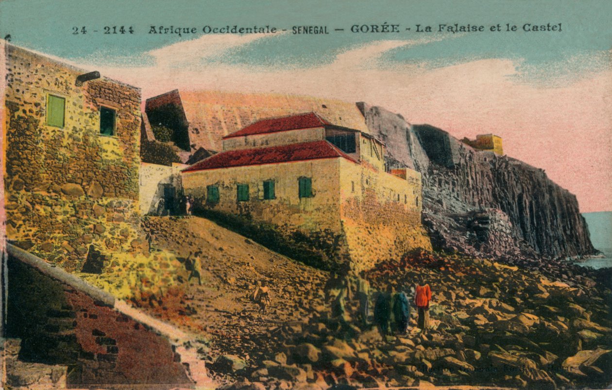 Afryka Zachodnia - Senegal - Gorée - La Falasise i Castel, ok. 1900. autorstwa Unbekannt