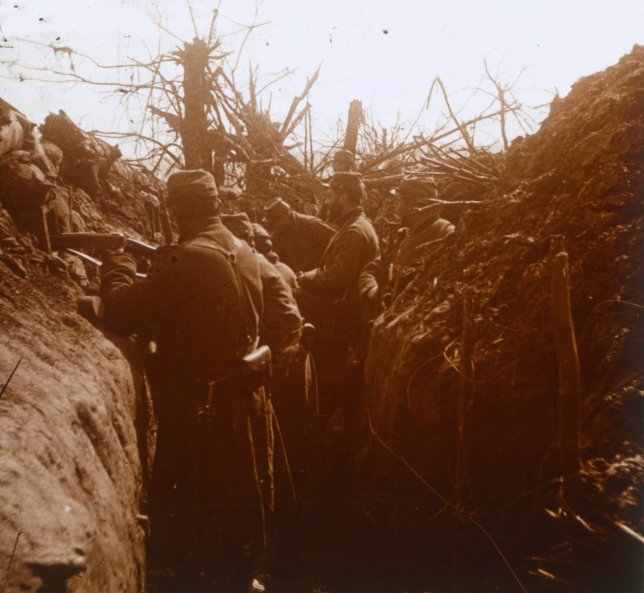 Po bitwie nad Marną, północna Francja, c1914-c1918 autorstwa Unbekannt