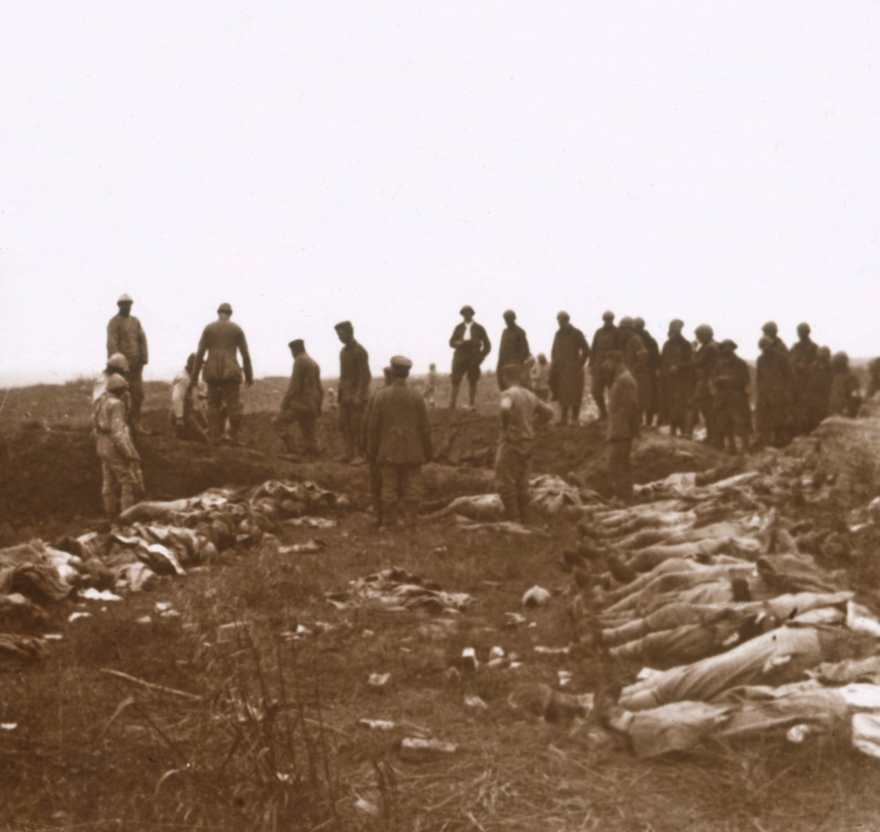 Po ataku, Dompierre, północna Francja, c1914-c1918 autorstwa Unbekannt