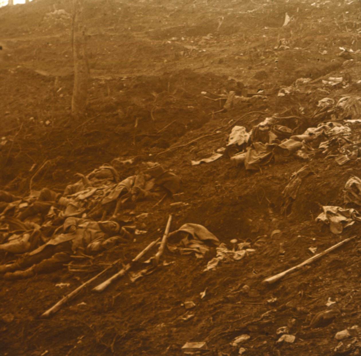 Po ataku, Les Éparges, północna Francja, 1915. autorstwa Unbekannt