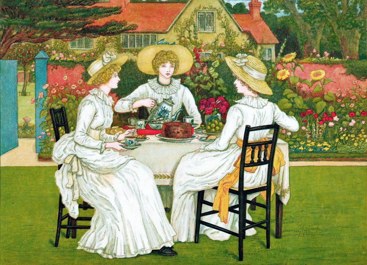 Podwieczorek, 1886 autorstwa Unbekannt