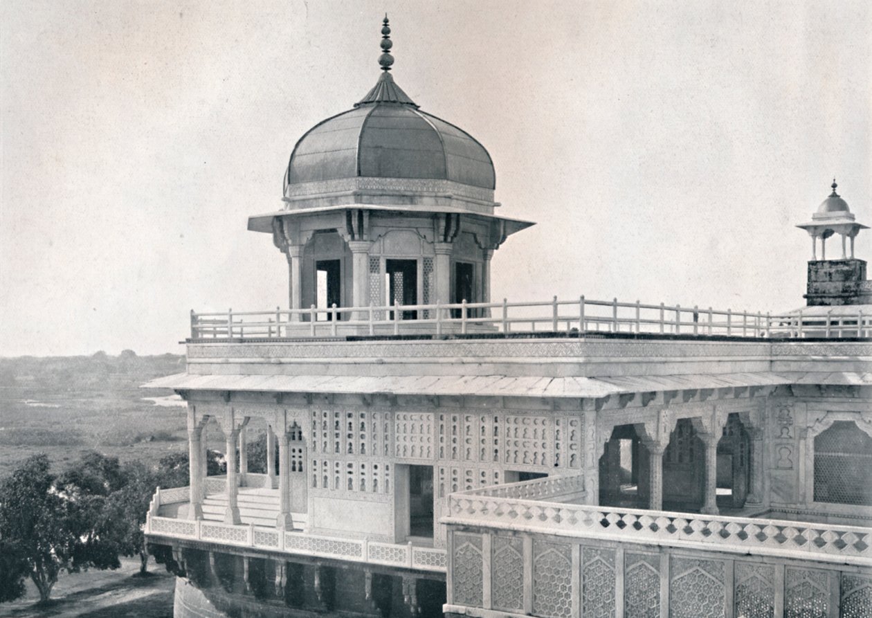 Agra. Wieża Jaśminowa, ok. 1910 r. autorstwa Unbekannt