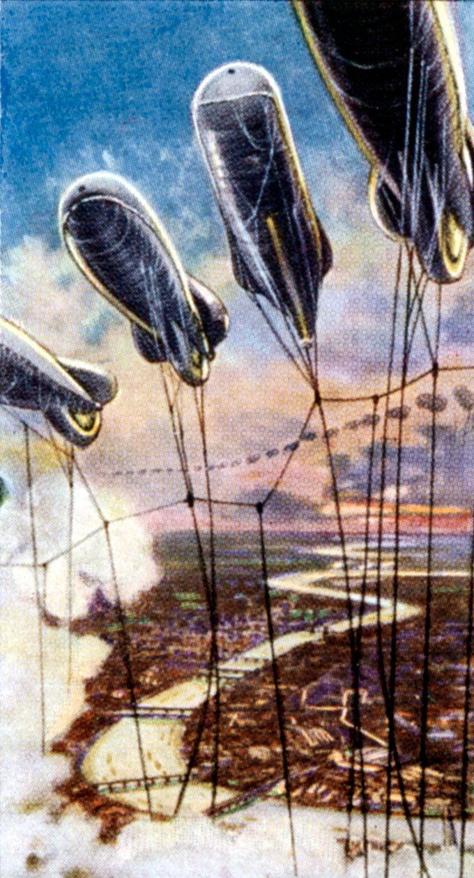 Środki ostrożności w przypadku nalotów, karta papierosowa, brytyjska, 1938 r. autorstwa Unbekannt