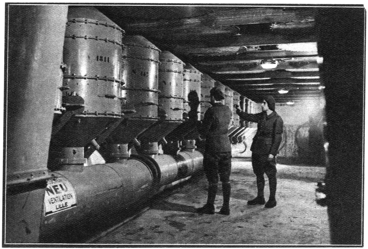 Filtry powietrza, Linia Maginota, Francja, 1939 autorstwa Unbekannt