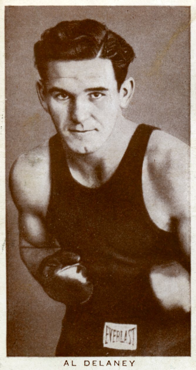 Al Delaney, kanadyjski bokser, 1938 autorstwa Unbekannt