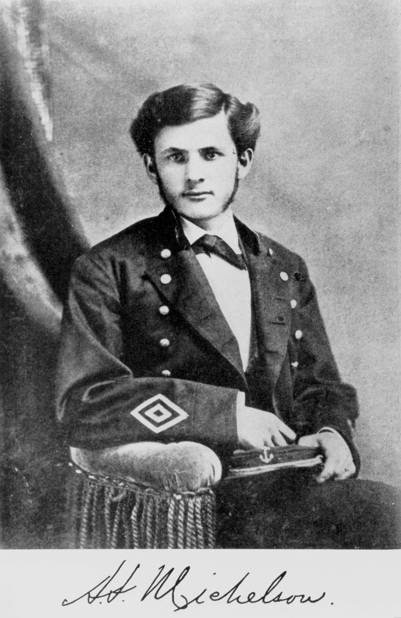 Albert Abraham Michelson, amerykański fizyk autorstwa Unbekannt