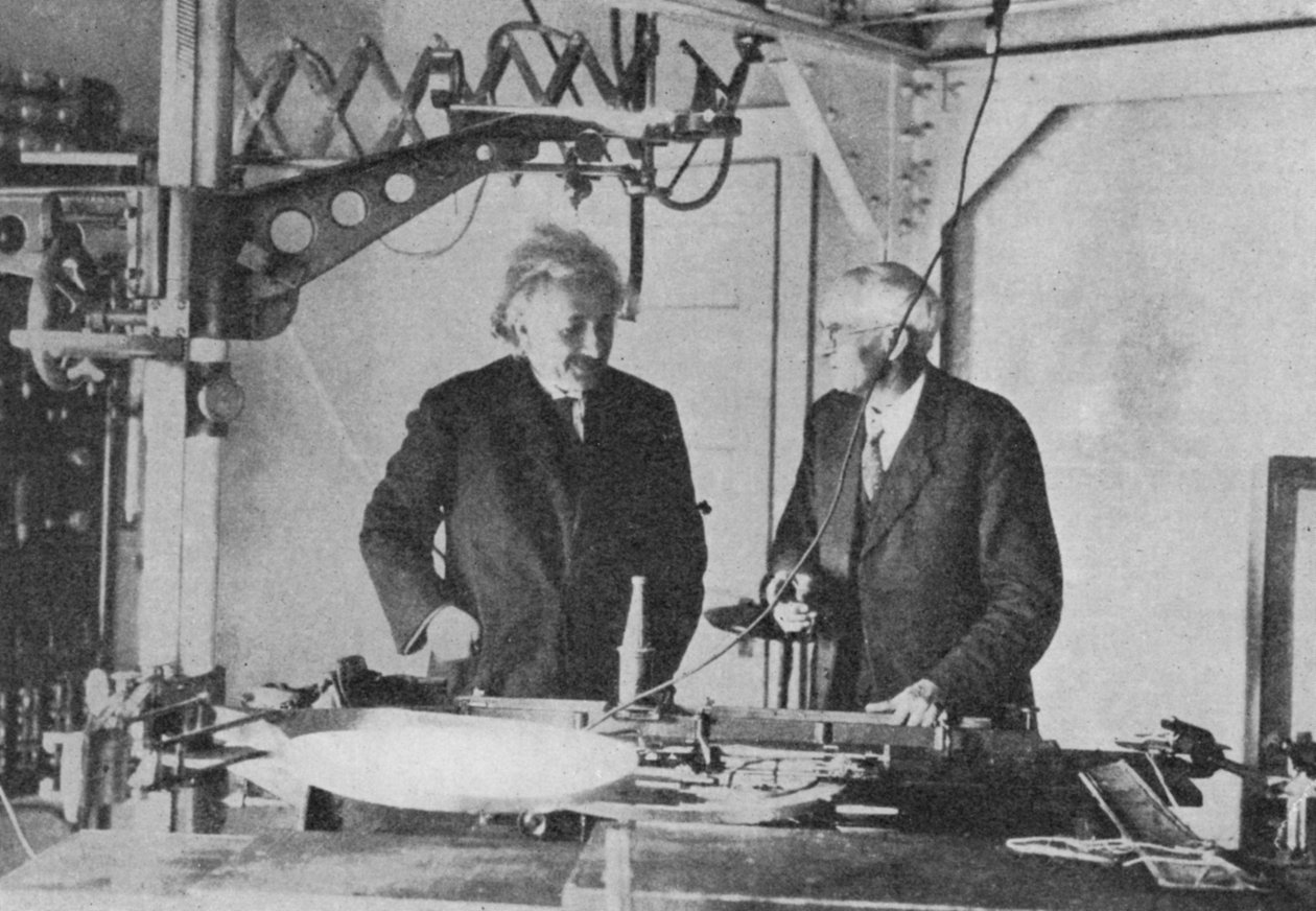 Albert Einstein 1879-1955 w Obserwatorium Mount Wilson autorstwa Unbekannt