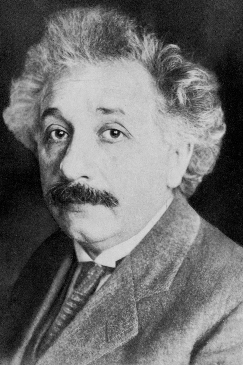 Albert Einstein, niemiecko-szwajcarski matematyk i fizyk teoretyczny, c1930 1936 autorstwa Unbekannt