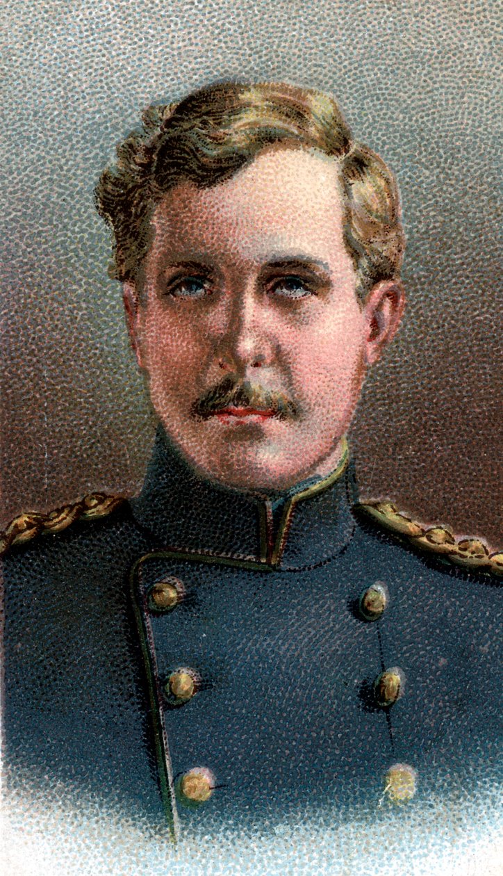 Albert I 1875-1934, król Belgów od 1909, w mundurze wojskowym, 1917 autorstwa Unbekannt