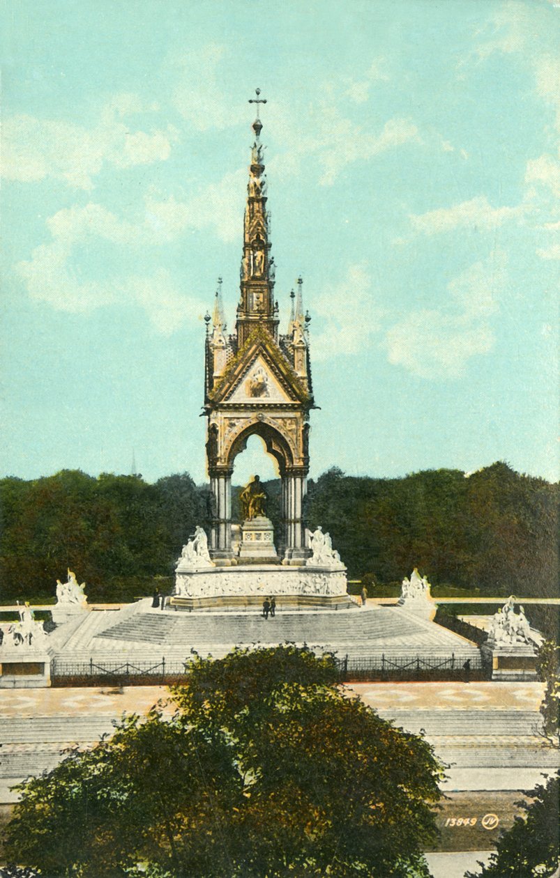 Albert Memorial, Londyn, ok. 1910. autorstwa Unbekannt