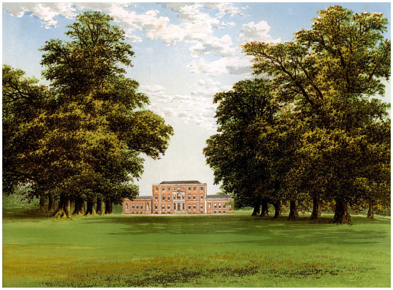 Aldby Park, Yorkshire, dom rodziny Darley, ok. 1880 autorstwa Unbekannt