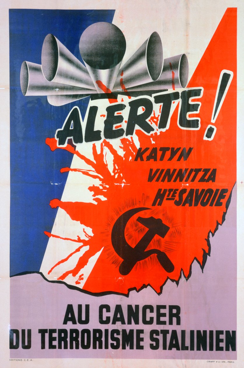 Alert!, na raka stalinowskiego terroryzmu, c1940-1953 autorstwa Unbekannt