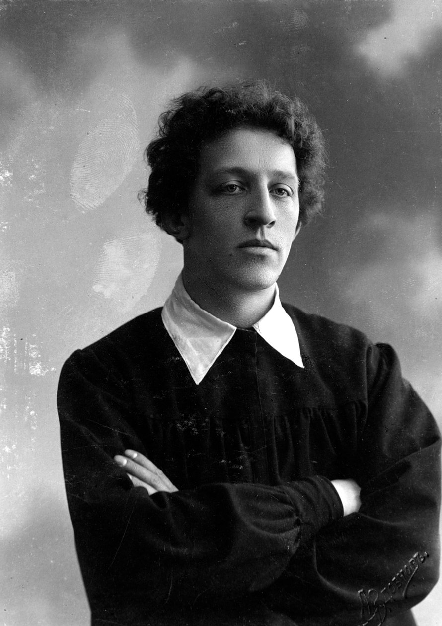 Alexander Blok, rosyjski poeta, ok. 1900 autorstwa Unbekannt