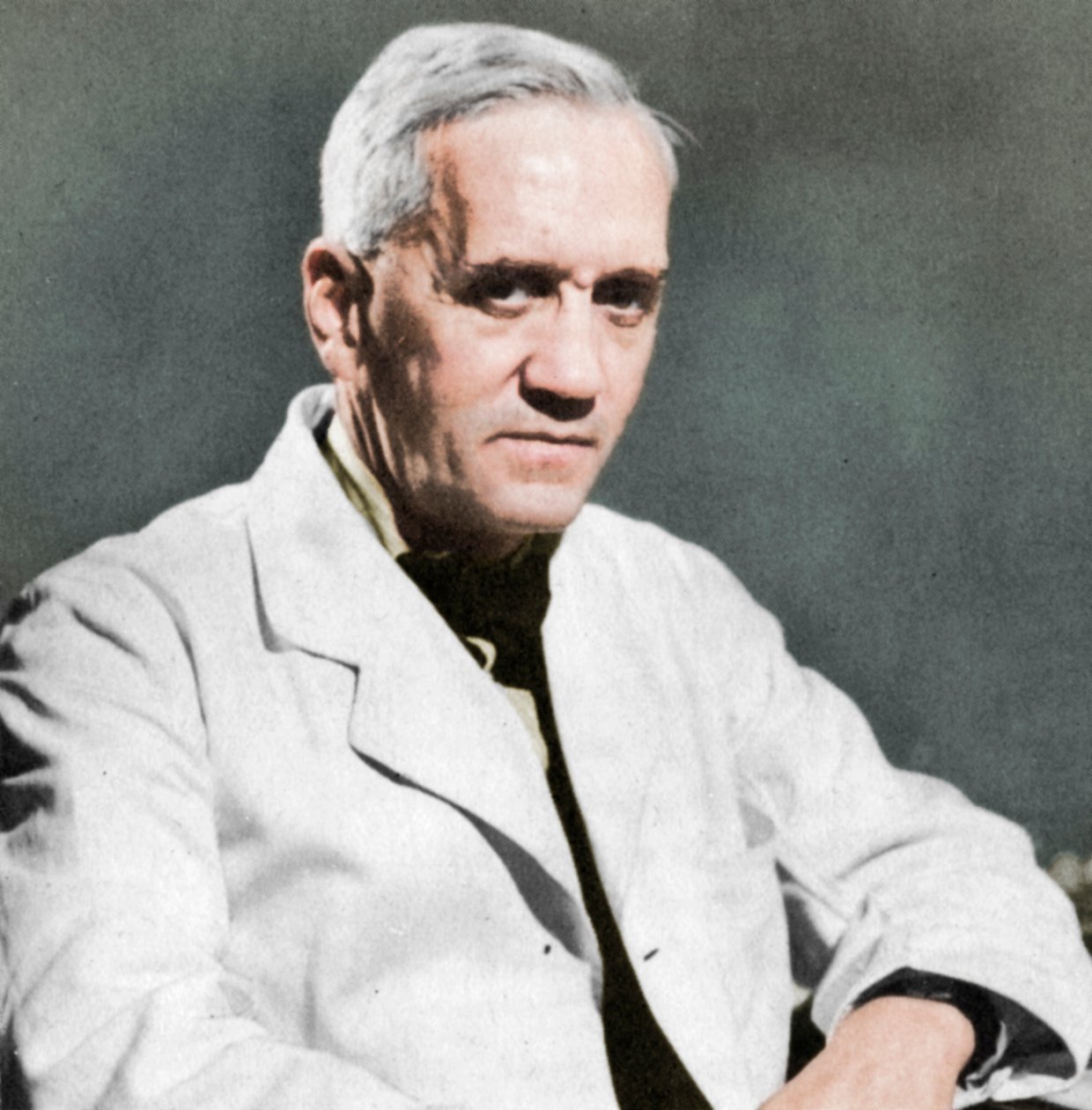 Alexander Fleming, szkocki bakteriolog, ok. 1930 autorstwa Unbekannt