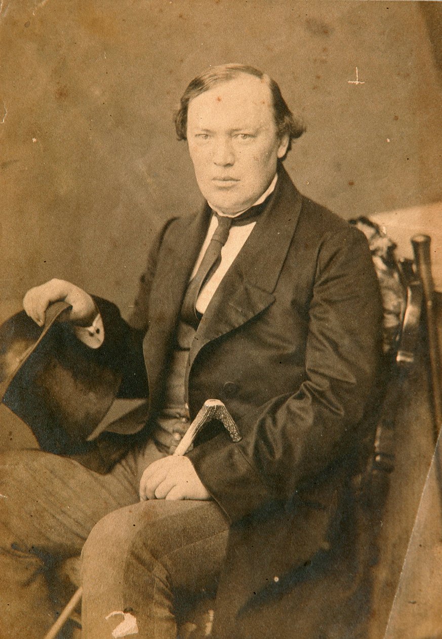 Aleksander Ostrowski, rosyjski dramaturg, koniec lat 50. XIX wieku autorstwa Unbekannt