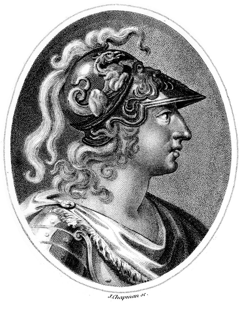 Aleksander Wielki 356-323 pne, ok. 1800 autorstwa Unbekannt