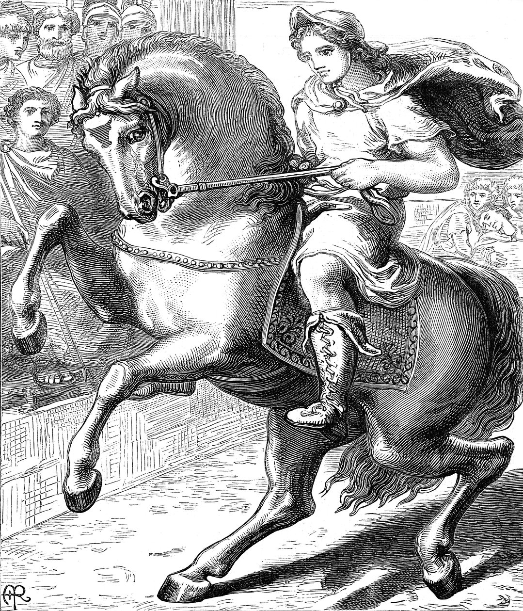 Aleksander Wielki, 356-323 pne, c1873 autorstwa Unbekannt