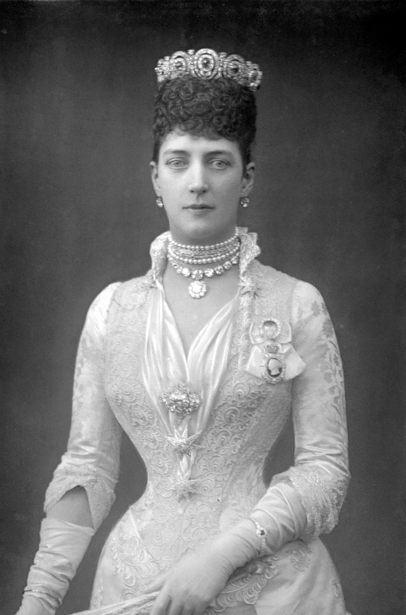 Aleksandra 1844-1925, królowa małżonka króla Edwarda VII Wielkiej Brytanii, c1890 autorstwa Unbekannt