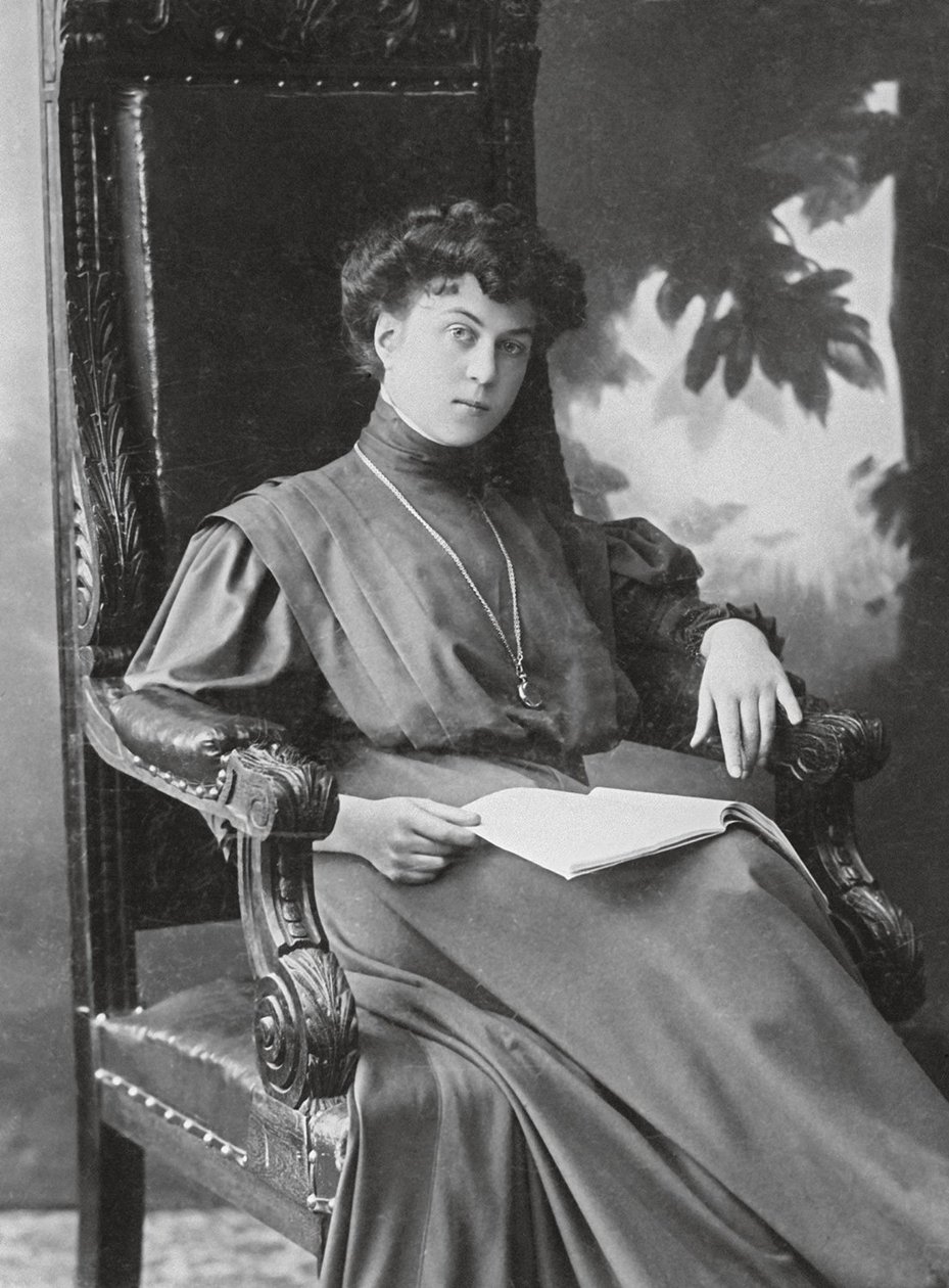 Aleksandra Michajłowna Kołłontaj 1872-1952, lata 1910 autorstwa Unbekannt