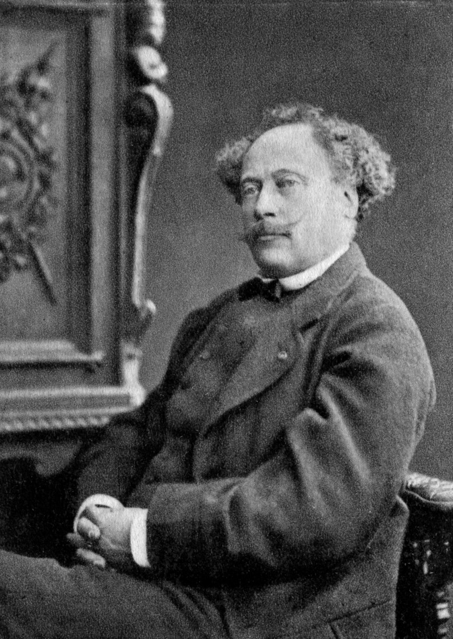 Alexandre Dumas Młodszy, francuski dramaturg i powieściopisarz, 1884 autorstwa Unbekannt