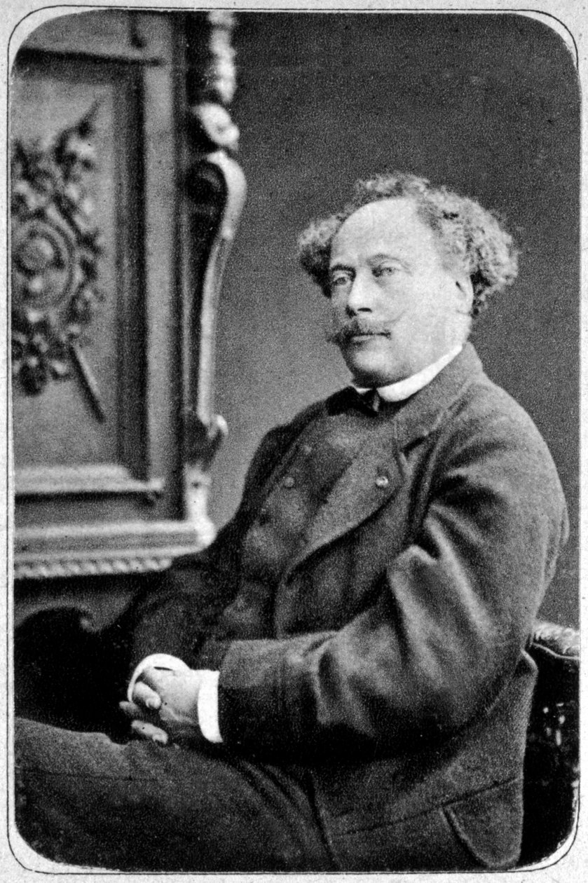 Alexandre Dumas Młodszy, pisarz francuski, c1865-1895 autorstwa Unbekannt